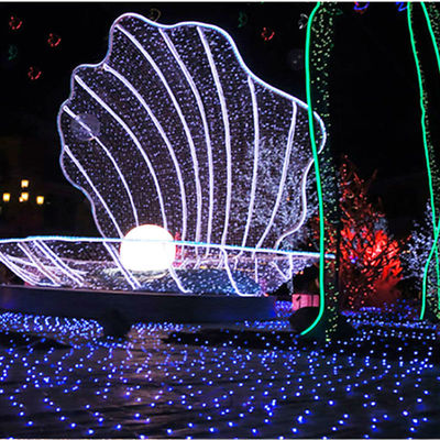 Best selling 110V christmas lights led strings net lights for buildings