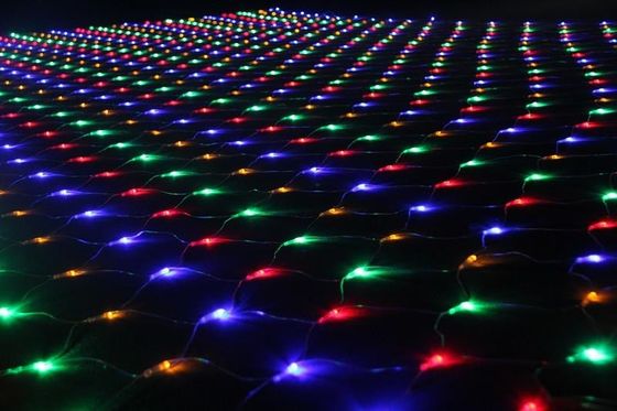 2016 new designed 110V christmas lights led strings decorative net lights for buildings