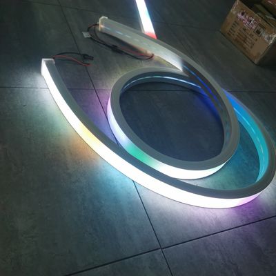 50mm wide smd5050 rgb and rgbw led neon flex rope lighting 24v Led Neon Flex Linear Lights For Outdoor dekoration