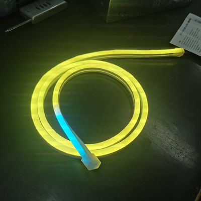 mini 6mm decorations with led light for holiday party decor 24v RGB changeable neon light 12w/m DMX control silicone