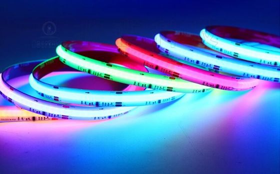 Topsung rgb 720leds/m COB Strip Light Dream Color 24v Addressable LED Magic COB LED Strip