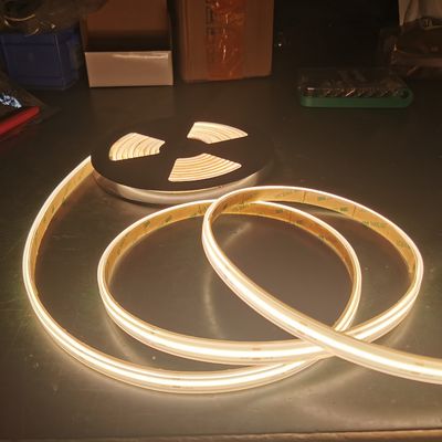 Dimmable 10mm led strips lighting flex 24v dim cob led strip ribbon lights 480 bulbs per meter tape