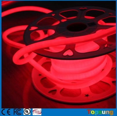 220v 360 degree red emitting led neon round flex tube D16mm 120LEDs/m