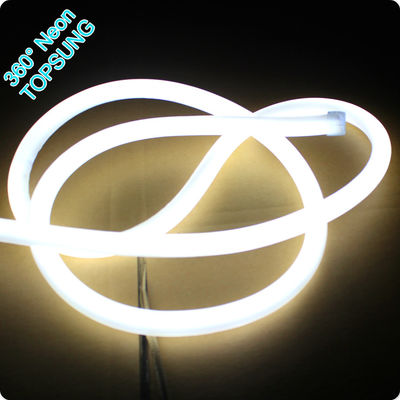 360 degree round led neon flex 16mm mini rope light 12V white color neonflex rope strip