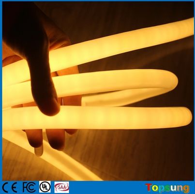 360 degree round mini led neon flex strip for xmas decoration 220v warm white mini 16mm