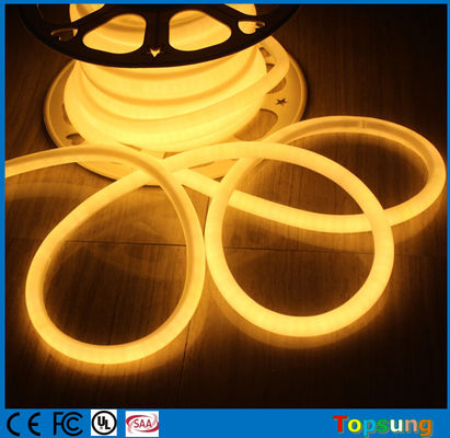 360 degree round mini led neon flex strip for xmas decoration 220v warm white mini 16mm