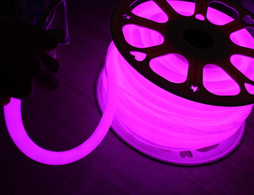 16mm 360 degree round pink festival lighting led neon flex lights 220V 120 SMD2835