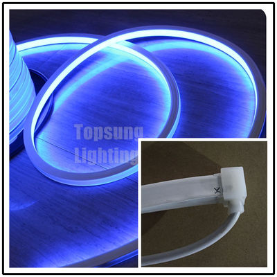 DC 12V led neon sign square tube light 16*16mm flat emitting surface blue IP68