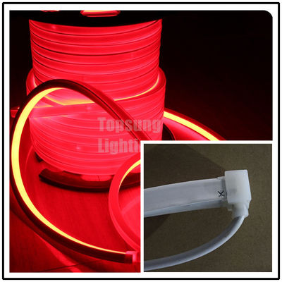 Red Color LED Neon Flex Light LED Neon Rope Light 16*16mm Square Ip68 AC 110v