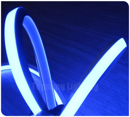 DC 12V led neon sign square tube light 16*16mm flat emitting surface blue IP68