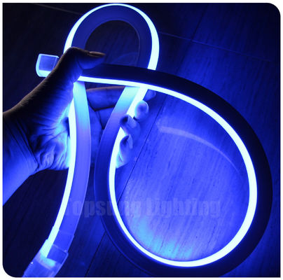 DC 12V led neon sign square tube light 16*16mm flat emitting surface blue IP68