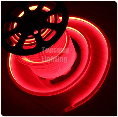 DC 24V ip68 flexible shop sign neon 16*16mm square flat led neon flex red