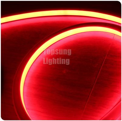 DC 24V ip68 flexible shop sign neon 16*16mm square flat led neon flex red