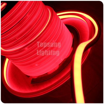 DC 24V ip68 flexible shop sign neon 16*16mm square flat led neon flex red