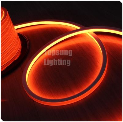 IP68 waterproof led neon flex for outdoor decoration 16*16mm square shape neon rope DC 24V orange