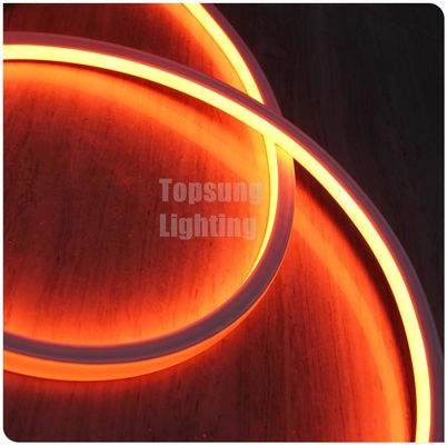 IP68 waterproof led neon flex for outdoor decoration 16*16mm square shape neon rope DC 24V orange