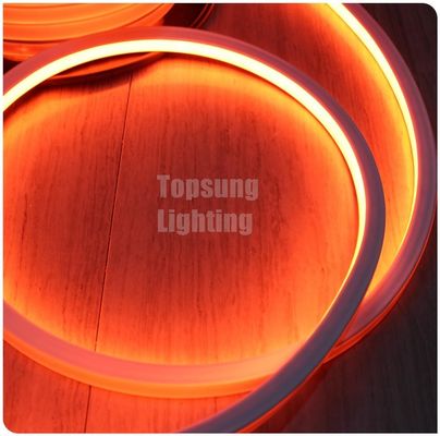 IP68 waterproof led neon flex for outdoor decoration 16*16mm square shape neon rope DC 24V orange