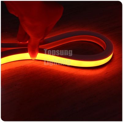 IP68 waterproof led neon flex for outdoor decoration 16*16mm square shape neon rope DC 24V orange