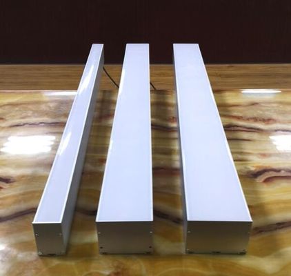 Energy-Saving Square Tube LED Office Lights Ceiling-Mounted Linear Hanging Lights with Insect-Proof Feature