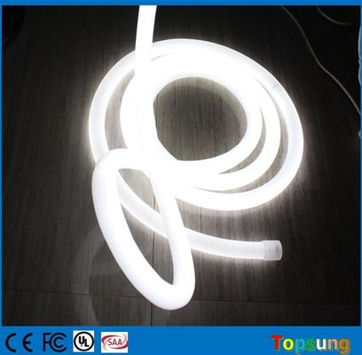 top quality white led neon flex light 220v 360 round 100leds/m for building