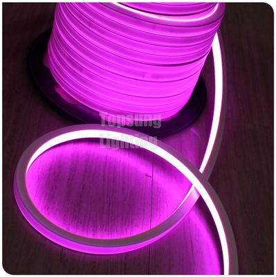 high quality square led neon flex 12v purple pink rope lights  for engineering project application