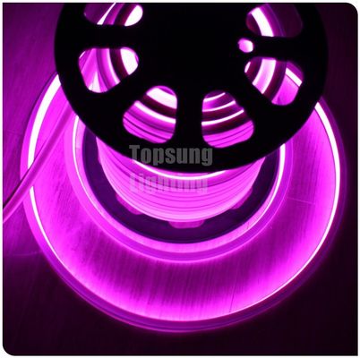 high quality square led neon flex 12v purple pink rope lights  for engineering project application