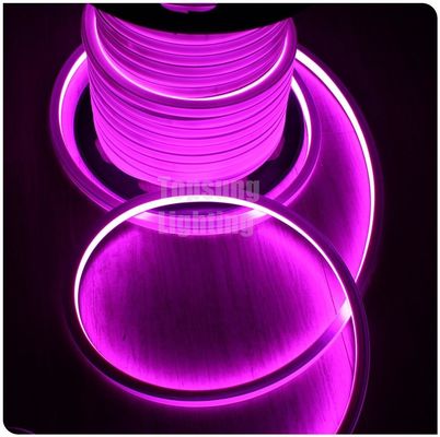 high quality square led neon flex 12v purple pink rope lights  for engineering project application