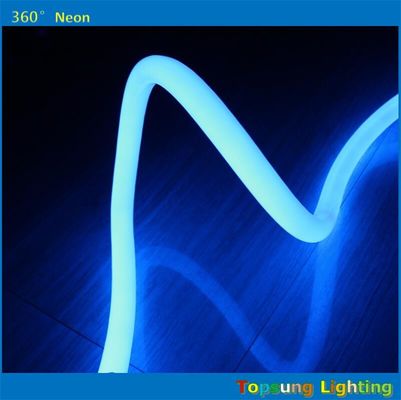 25M spool 12V blue 360 degree led neon rope light for room