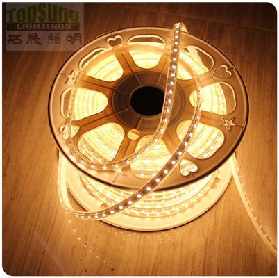 High quality AC ip65 tape warm white led light  50m flexible strip 220V 5050 smd strip