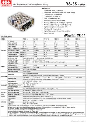 High quality  meanwell  12V 36W Single Output Switching Power Supply led neon transformer