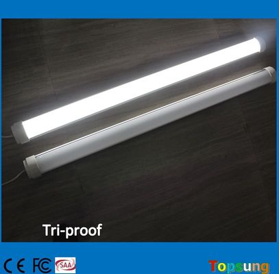 High quality   Aluminum alloy with PC cover waterproof ip65 5f  60w tri-proof led  linear light  for office