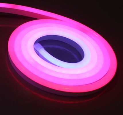 50m spool Topsung Lighting led neon strip flexible light 24v rgb digital neon 10x20mm ultra thin pixel neonflex