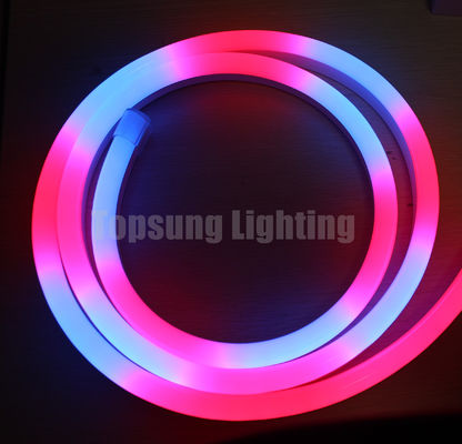 50m spool Topsung Lighting led neon strip flexible light 24v rgb digital neon 10x20mm ultra thin pixel neonflex