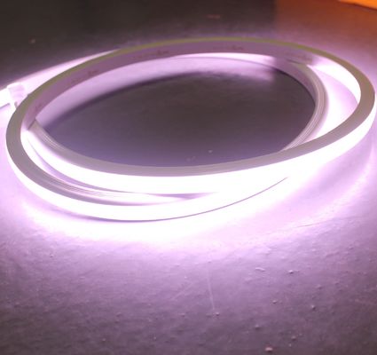 programmable rgbw 4 chip color changing led neon rope flexible strip 24v top-view square 17x17mm