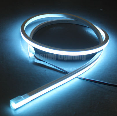 programmable rgbw 4 chip color changing led neon rope flexible strip 24v top-view square 17x17mm