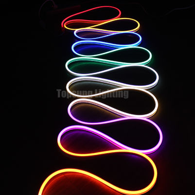 24v chasing neon flex digital RGB neon flexible strip 11x19mm flat surface