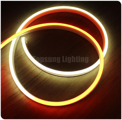 24V yellow color smd2835 flex led neon rope strip neon-flex lightings flat 11x19mm slim size