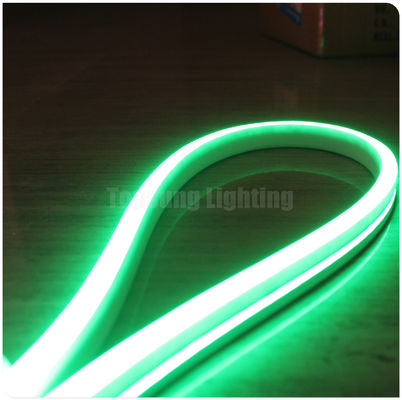 220v 2835 120 leds neon tube 11x19mm green color slim led neon flex outdoor flat surface