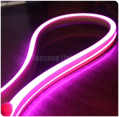 pink color 24v wholesales led flexible neon strip light flat emitting christmas smd neon flex tube