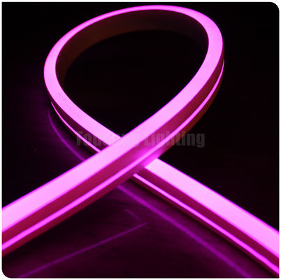 pink color 24v wholesales led flexible neon strip light flat emitting christmas smd neon flex tube