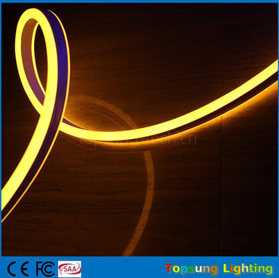 yellow color mini size neon led christmas lights 8.5*18mm double-sided neon flex lights
