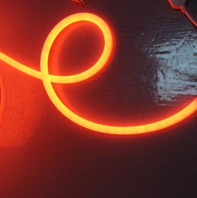 12v mini round 16mm diameter 360 degree emitting led neonflex rope light orange led neon soft tube