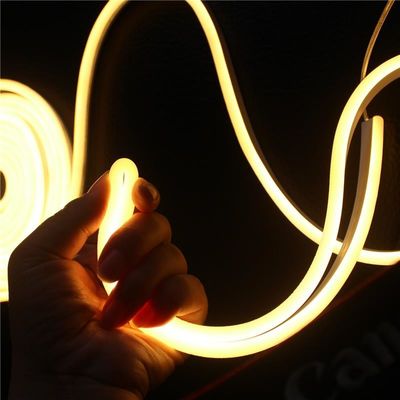 12v warm white mini led neon flexible strip lights 6x13mm smd rope for signs