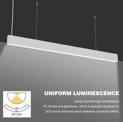 Suspended Mount Aluminum Led Linear Lights CCT Ceiling Light Led Linear Lighting 1200mm Tube Lamp