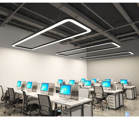24 Inch LED Batten Linear Light Fixtures Surface-Mounted Dimmable 0/1-10V Ceiling-Mounted Modern Linear Lighting