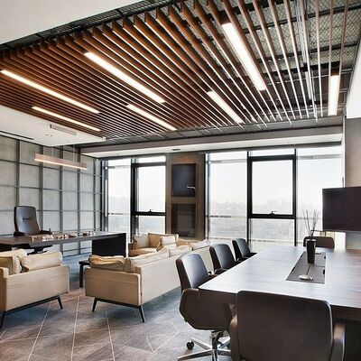 Dimmable LED Linear Light Seamless Connection Suspended Light Dimmable Hanging Ceiling Shop Linear Light