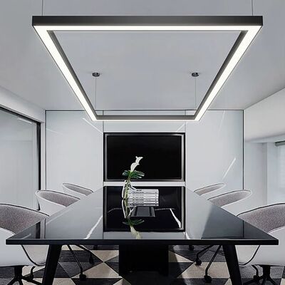Dimmable LED Linear Light Seamless Connection Suspended Light Dimmable Hanging Ceiling Shop Linear Light