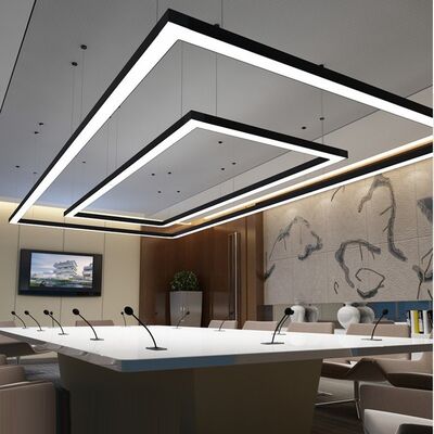Dimmable LED Linear Light Seamless Connection Suspended Light Dimmable Hanging Ceiling Shop Linear Light