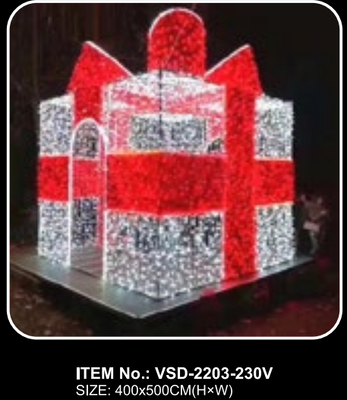 Giant commercial led christmas led landscape outdoor 3d led motif  motif lights