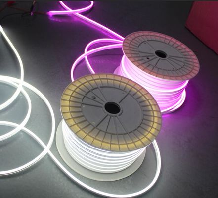 High Quality Custom Sign 12V Waterproof micro size 5mm Led Neon Light Flex rope lights pink purple